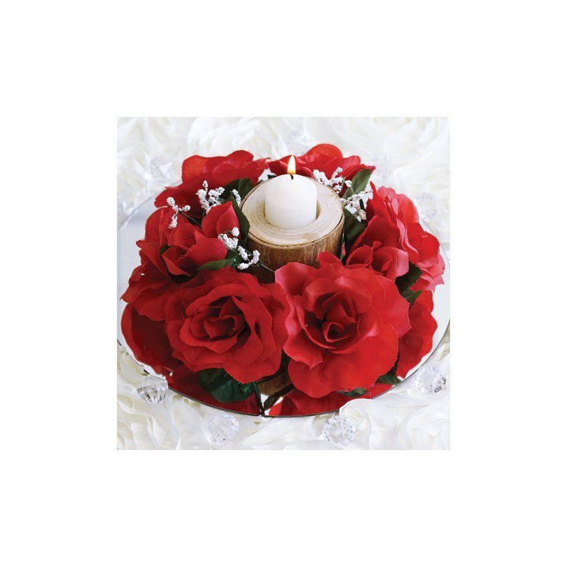 20 Beautiful Roses N Candle