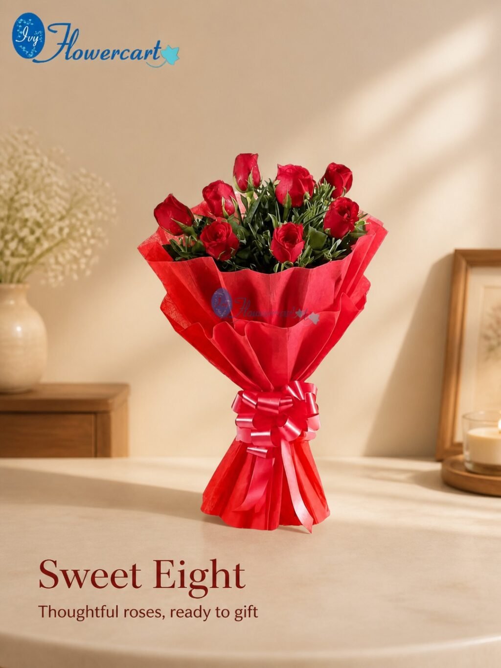 Instagram post from flowercart4u. This post is in position 1.