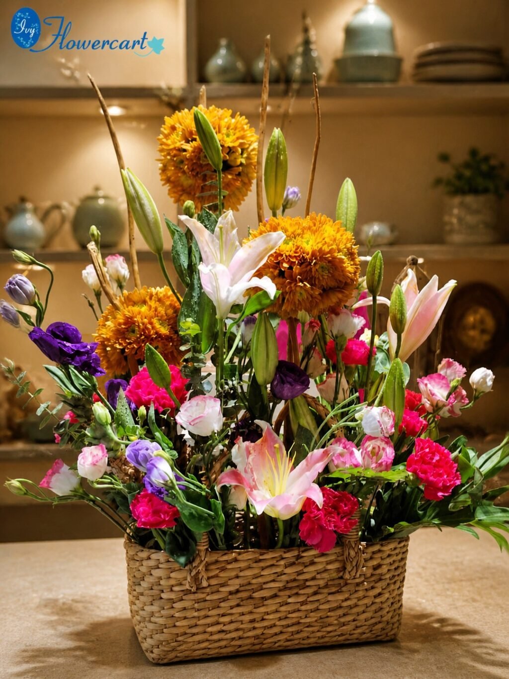 Instagram post from flowercart4u. This post is in position 0.